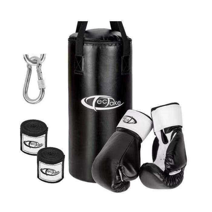 拳击手袋新款印花拳击手套沙袋套装吊挂式沙包手套