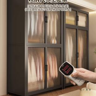 钢衣柜家用室出租房简易收组装 制铁皮卧货架衣橱结实985耐用金属