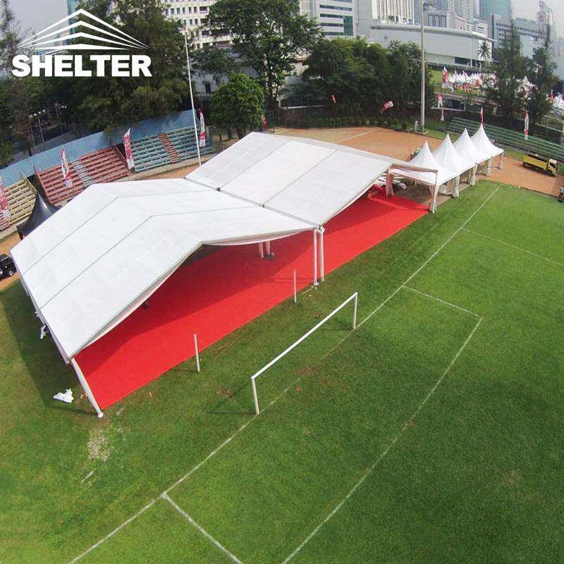 大型足球场体育馆篷房户外铝合金运动赛事大棚临时搭建运动场篷房