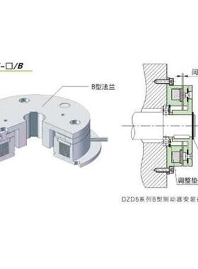 DZD5-5-10-20-40-80B-160-320-1000电磁制动器DZD5-40A电磁制动器