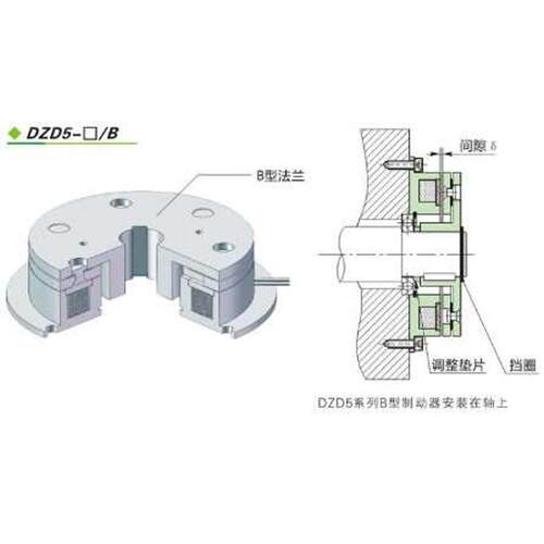 DZD5-5-10-20-40-80B-160-320-1000电磁制动器DZD5-40A电磁制动器