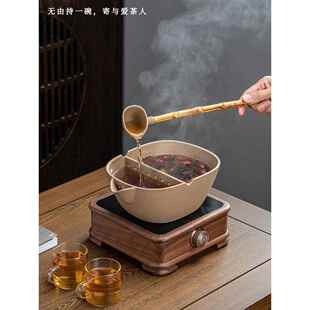 陶瓷煮茶器古法合璧煮茶碗白茶煮泡碗电陶炉复古罐罐茶陶壶套装组
