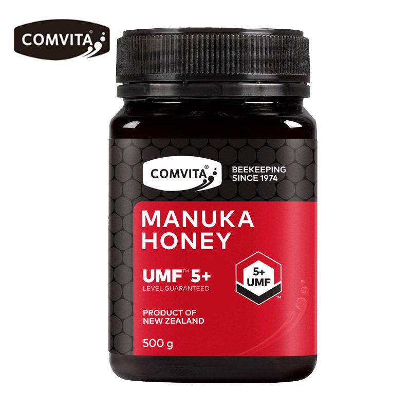 纽西兰进口comvita康维他manuka天然麦卢卡UMF5+蜂蜜500g原装正品