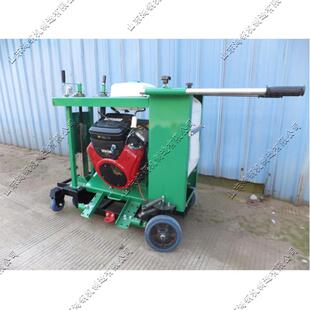 圆形井盖切割机械沥青路面切割维修设备破损井盖切缝机 手推式