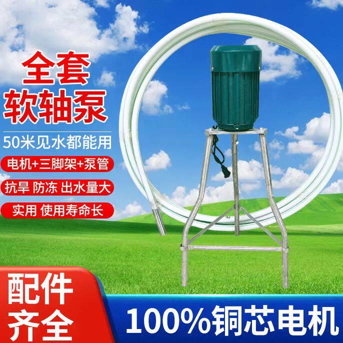 软轴水泵家用泵螺杆泵配件全套防冻水泵高压水泵高扬程蛟龙水泵