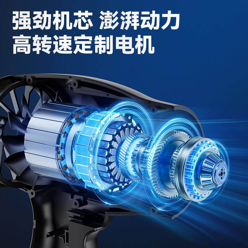 鼓风机大功率强力吹风小型手风持动工电业电涡轮家用锂暴机