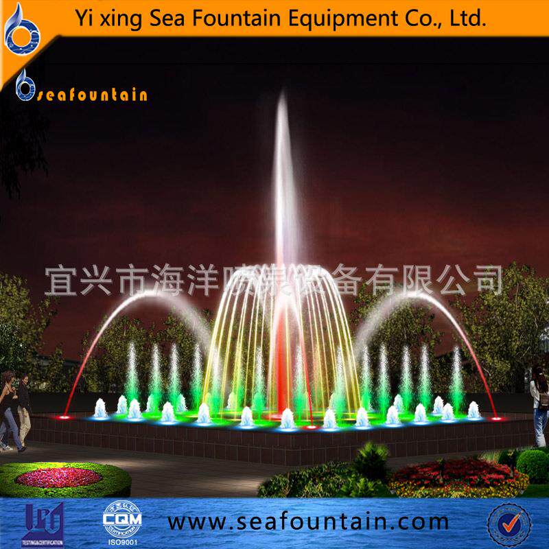 设计制作与安装各类音乐喷泉与程控喷泉,水幕电影等喷泉设备