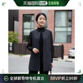 韩国直邮妈妈服饰，moslin基本款正装圆领马甲，中年女性服饰