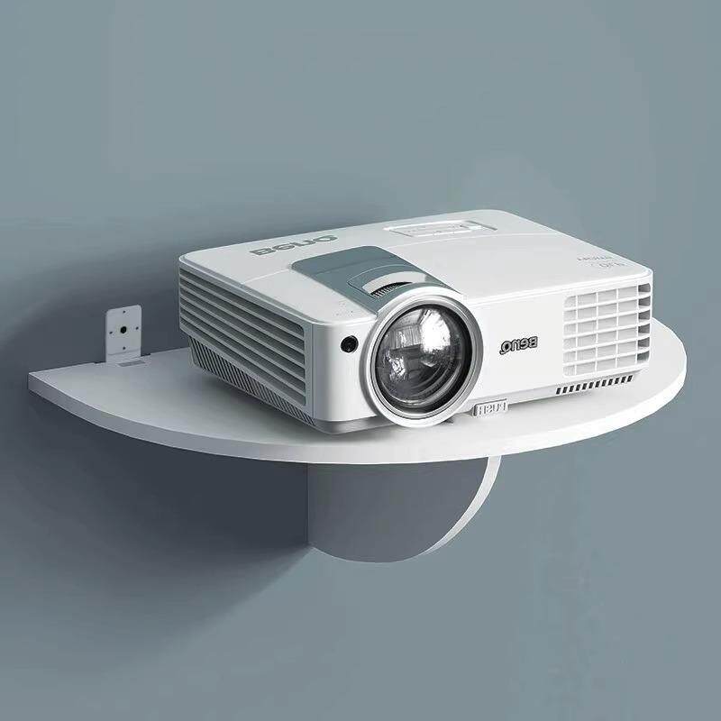 wifi路由器机顶盒免打孔置物架投影仪支架床头壁挂托盘小型投影机