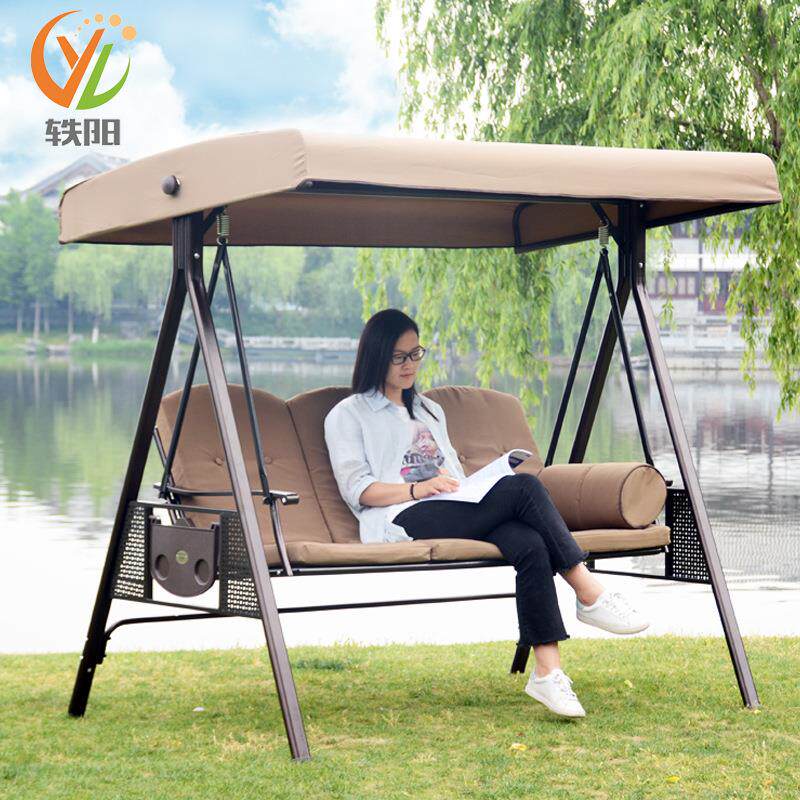 户外秋千椅庭院花园休闲吊椅铁艺荡千秋椅室外摇椅吊床露天阳台椅