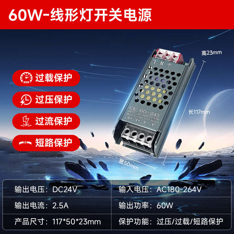 明装免吊顶洗墙灯反光灯槽悬浮铝槽型材回光灯槽线型灯石膏线条灯