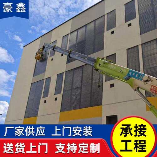 铝合金百叶窗透气通风防雨百叶厂房外墙装饰铝合金百叶窗承接工程