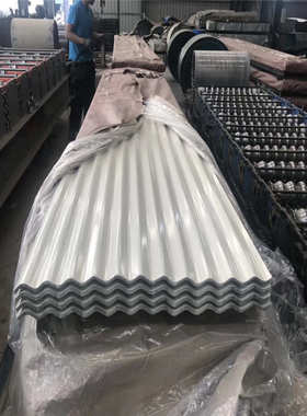 彩铝瓦3004铝镁锰合金瓦楞板灰色绿色836型氟碳铝镁锰波纹板