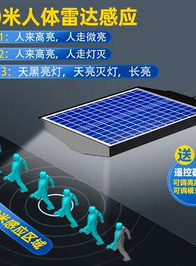 GJYT-523新阳能户外庭灯家用室外防水农村太院子门口感应L款ED照