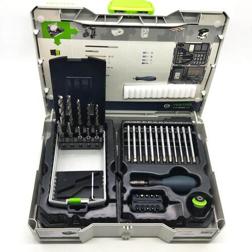 FESTOOL德国费斯托钻头螺丝批套装SYS 1 CE-SORT套装电钻工具