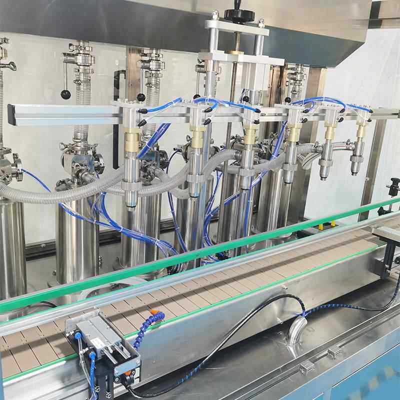 全动六头液体灌装慧德酒机凝胶罐装机消自毒液洗手液生产精线灌装