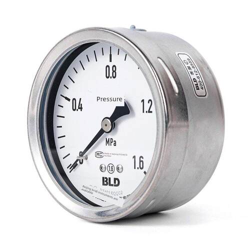 bold Beijing Brady Yth-100。Bo轴向全不锈钢压力表储气罐真空表