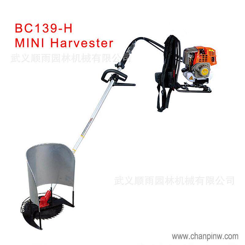 BG139-H背负式小型青稞收割机四冲程小麦便携式汽油收割机