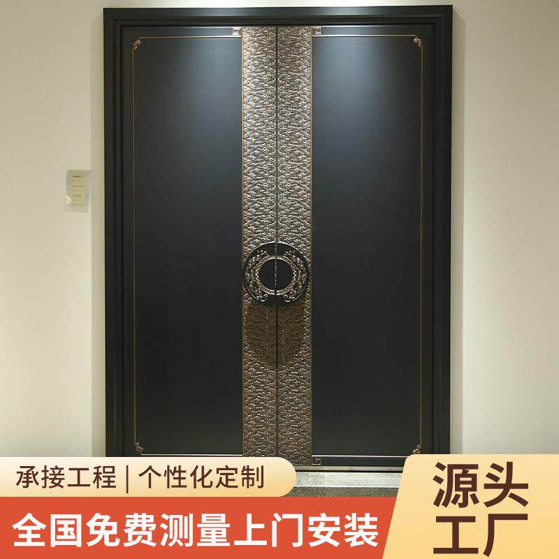 防盗门入户门别墅大门农村自建房大门精雕铸铝门加厚甲级防盗门