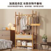 卧室衣架架落加无品牌 粗挂衣家用简易收衣帽架多功能带置物架室