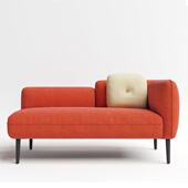 北欧酒店房贵妃椅奢简约布艺双人客轻休小沙发客厅卧室闲贵妃榻1