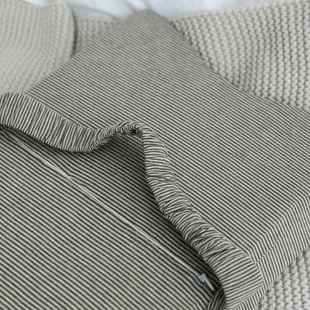 沙日系条纹忆棉腰靠靠垫记办公室发靠垫汽车座椅垫护F76STTS7腰妇