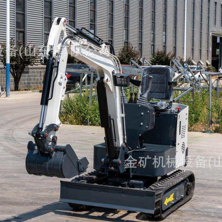 出口法国农用大棚挖掘机 1000kg履带式迷你挖沟机 家用小型挖土机