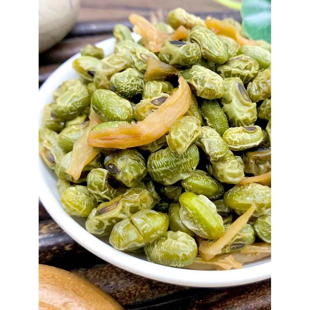 青豆笋丝笋干毛豆茴香豆袋装卤味笋丝青豆即食零食特产农家小吃