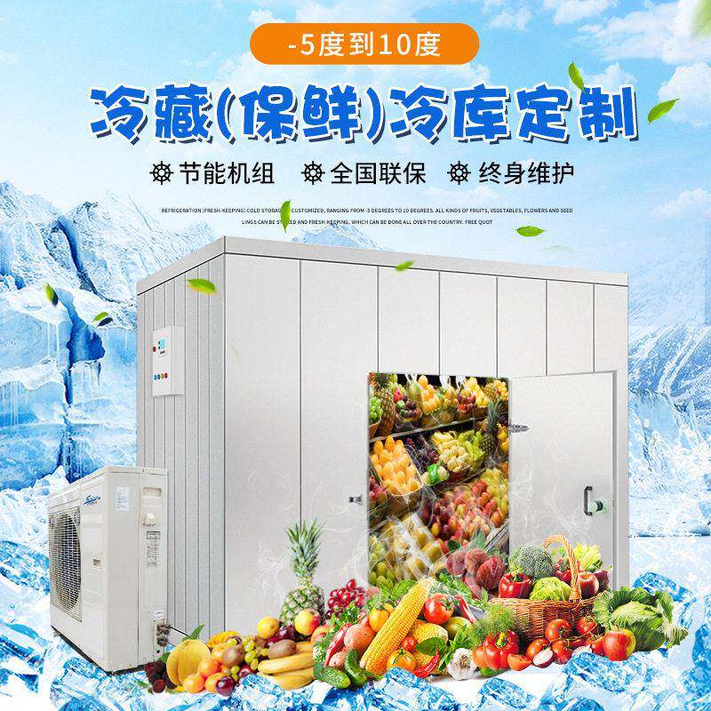 专业生产销售食品蔬菜水果保鲜冷藏库海鲜低温速冻库厂家低温冷藏