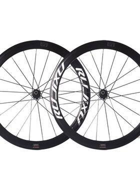 700c 50MM框高RUJIXU锐杰逊直拉破风辐条公路自行车轮组V/C刹圈刹