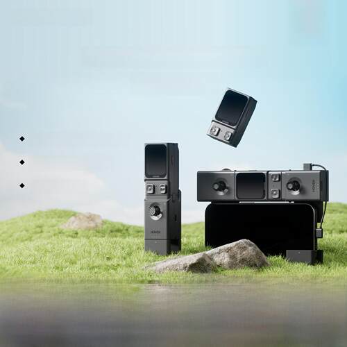 哈浮飞行相机遥控器X1PRO/PROMAX OLED智能图传信标及摇杆配件套