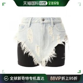 香港直邮Alexander Wang 女士黑蓝色短裤 1W494412L0-468