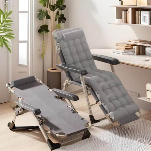 办公室便携折叠椅午休折叠椅躺椅午休睡椅单人沙滩椅两用椅子