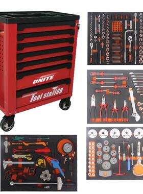 厂直新品 优耐特（UNITE） 7层工具车+234件机修保养工具组套 U-C