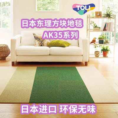 日本东理地毯客厅卧室toli日式拼接地毯儿童环保地垫宠物防滑睡垫