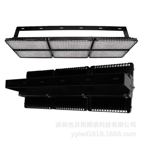 LED高杆灯外壳套件 LED球场灯 防水投光灯 私模方形投光灯套件