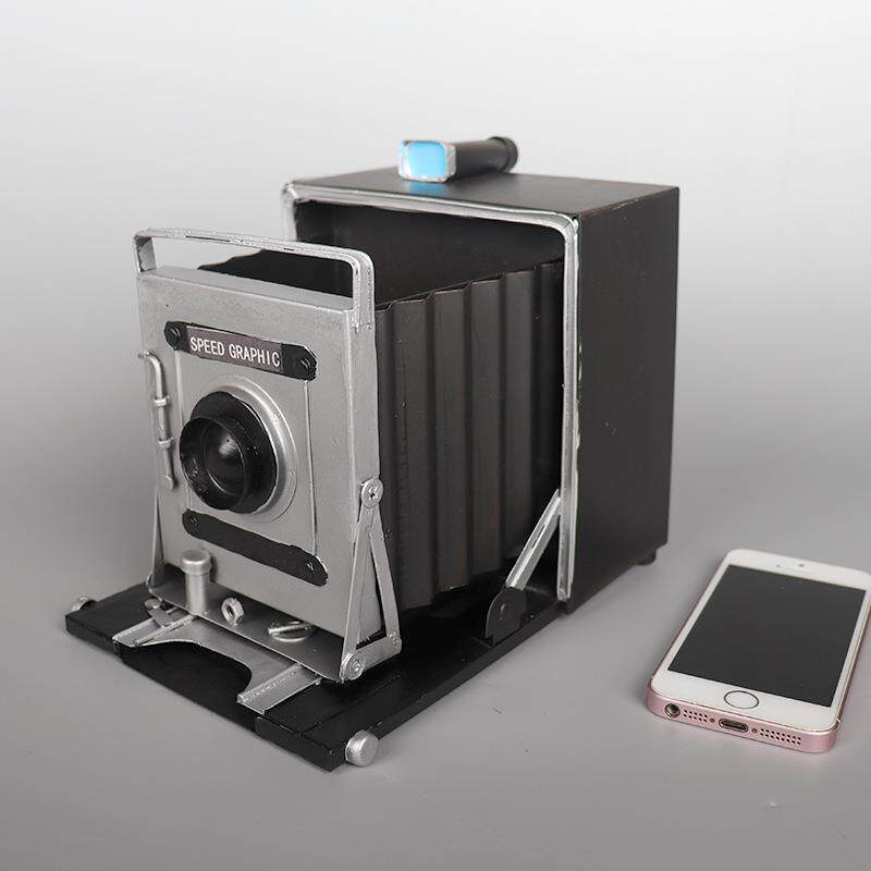 仿真老式相机模型铁艺怀旧影院老物件陈列装饰品摆设拍摄影道具