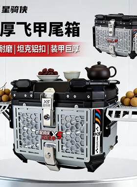 适用于春风450MT星骑侠铝合金摩托车灵动飞甲后尾箱700/800后备箱