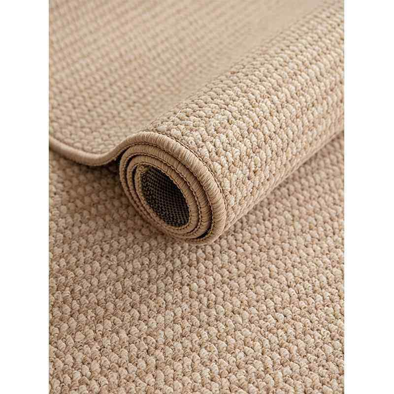 仿地毯客厅剑耐脏易打理卧室日式侘寂加风沙发麻毯厚防猫抓202408,居家布艺,地毯,淘宝优惠券,粉丝福利购,淘宝优惠卷