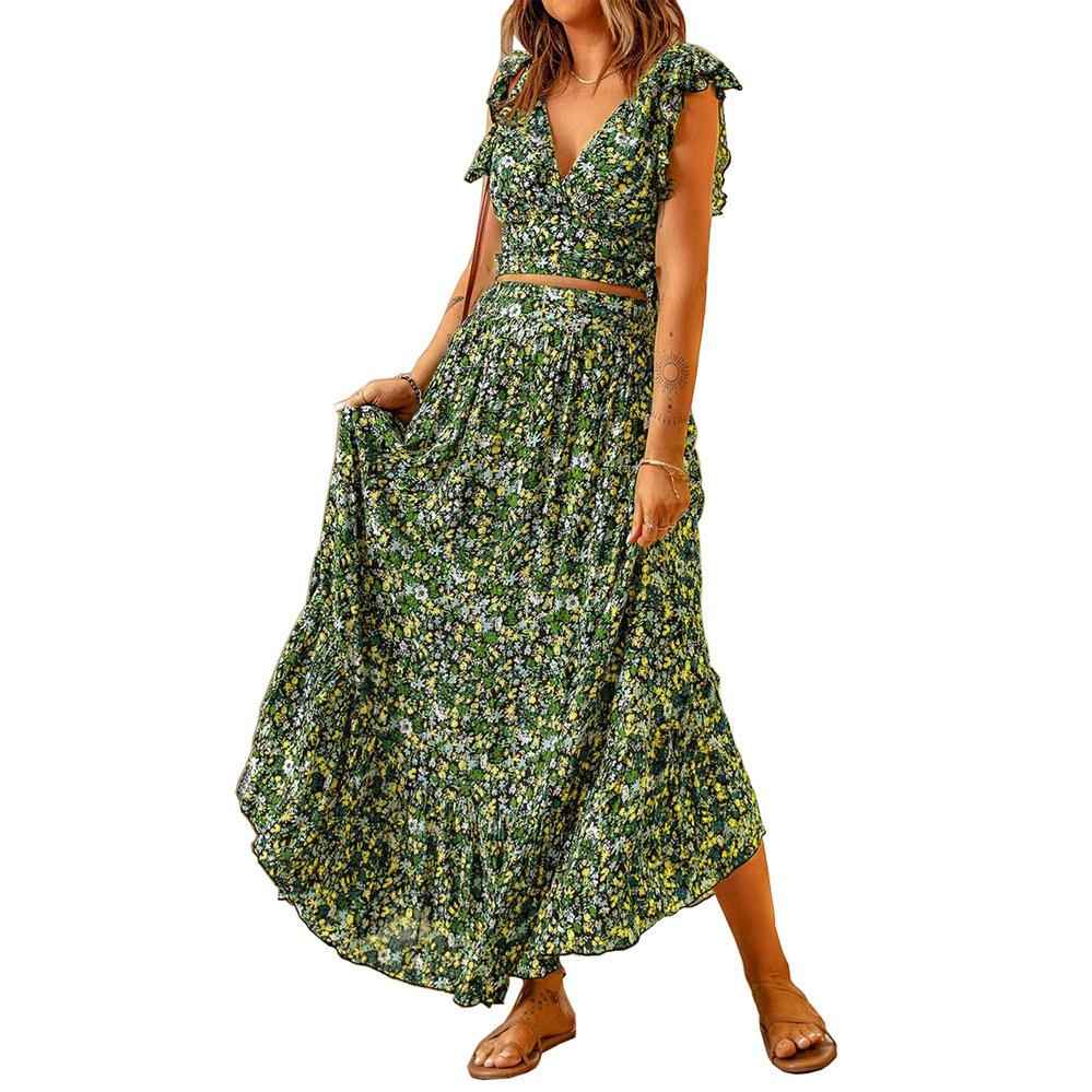 womens short-sleeved dress pullover dress slimming long