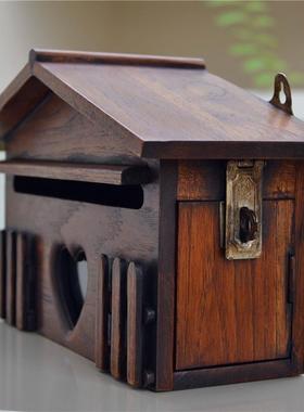 别墅实信木欧创意木质箱别户墅外防雨意T0959见箱水电费单据式箱