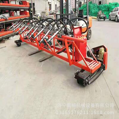 三辊轴式混凝土路电动面摊铺机桥梁隧道地面柴油振捣整平整平机