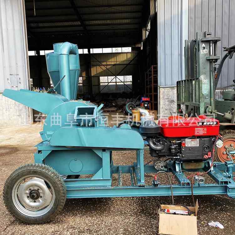家具厂边角料粉碎机果园鲜树枝粉碎机木块方木头粉碎机