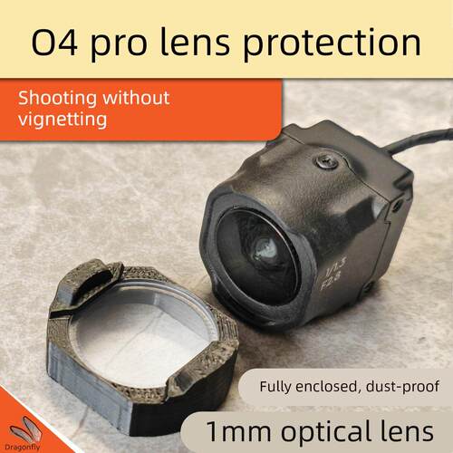 适配DJI O4 Air Unit pro保护滤镜bee25 bee3X防眩光防水TPU外壳