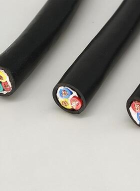 国标VV铜护套线2CYU/3/47/5/6/7/8芯0.R20.0.50.3511.5平电源线