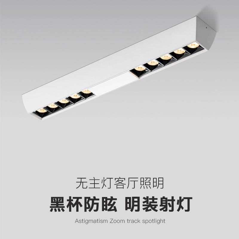 新款直销三知照明LED射灯个性创意多头明装斗胆灯家用防眩无主设图片