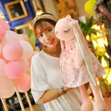 Плюшевый кролик, милая игрушка, успокаивающая тряпичная кукла для сна, подушка, подарок на день рождения