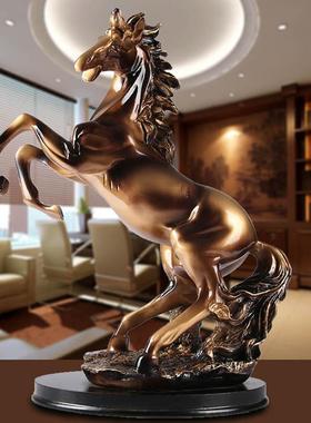 复古家居摆件装饰品工艺品马办公室客厅酒柜电视柜开业乔迁礼物