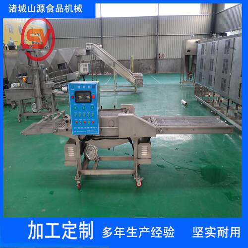 红豆派上糠机 水果派上浆裹面包糠机 食品机械上糠机厂家