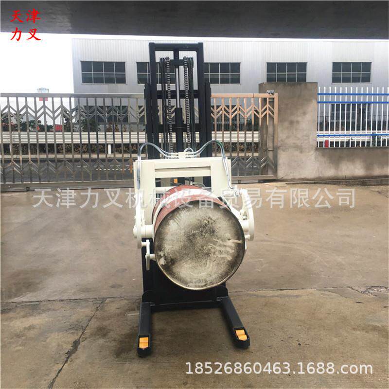 全自动料夹抱堆高翻转倒165机纸卷冰箱油桶电液压升动降卸抱夹装